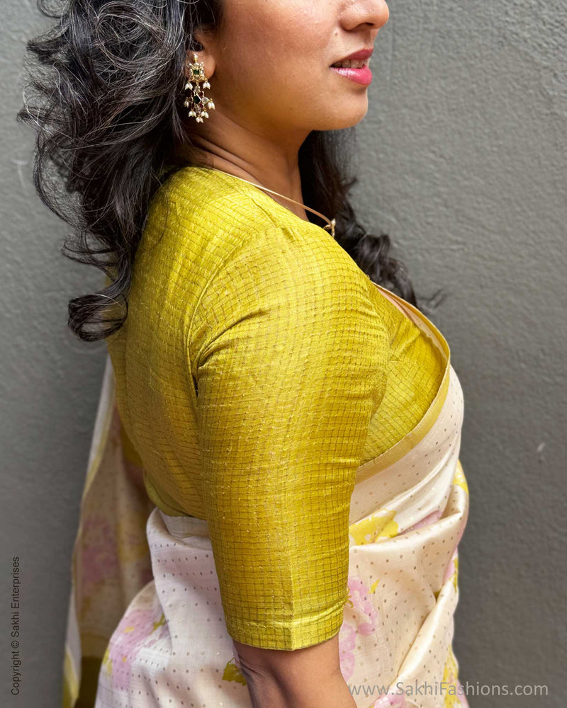 EE-Y06988 Floral Kanchi Silk Sari