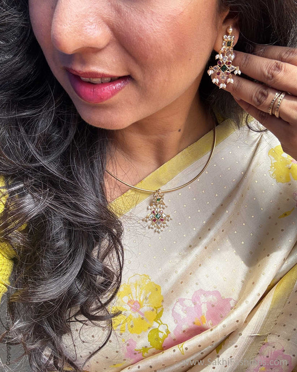EE-Y06988 Floral Kanchi Silk Sari