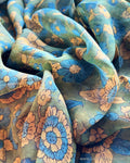 BL-Y08336 Organza Kalamkari Blouse