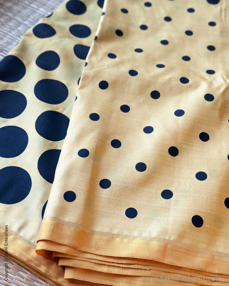 DP-Y07937 Polka Dot print Kanchi
