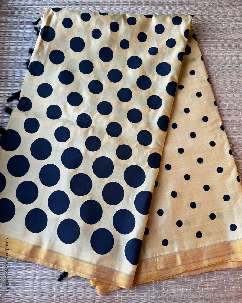 DP-Y07937 Polka Dot print Kanchi