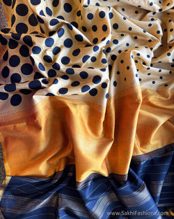 DP-Y07937 Polka Dot print Kanchi