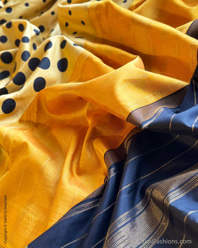 DP-Y07937 Polka Dot print Kanchi