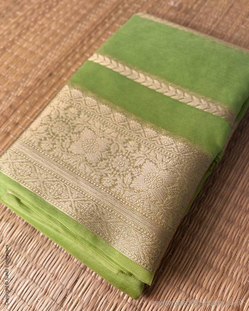 DP-Y01603 Green Kora sari