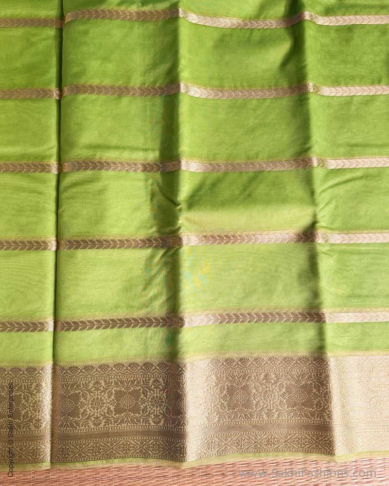 DP-Y01603 Green Kora sari