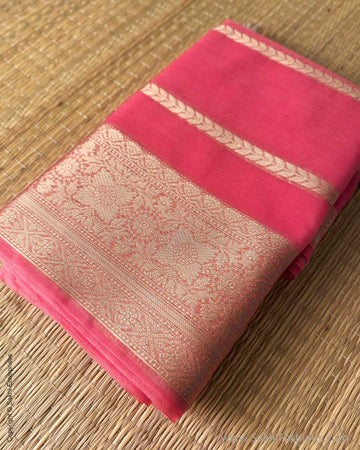 DP-Y01602 Pink Kora sari