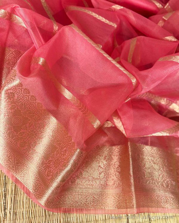 DP-Y01602 Pink Kora sari