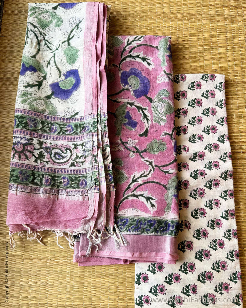 DP-Y02337 Linen Salwar Pink