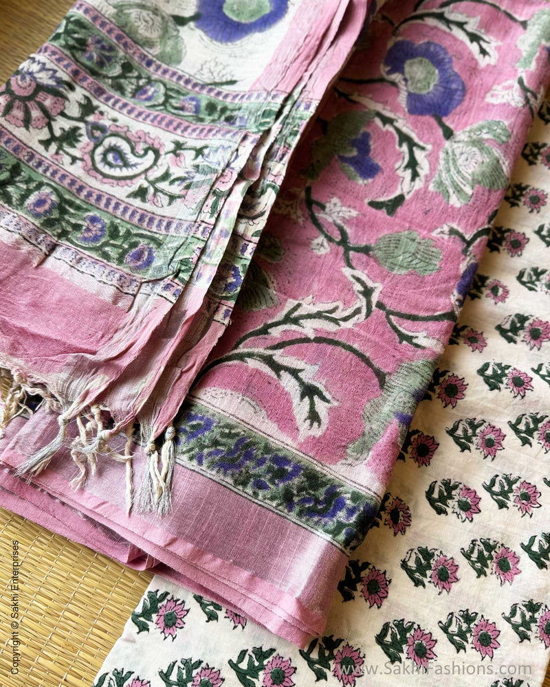 DP-Y02337 Linen Salwar Pink