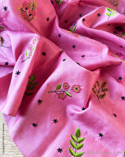 BL-Y08214 Onion Pink Kanchi Blouse