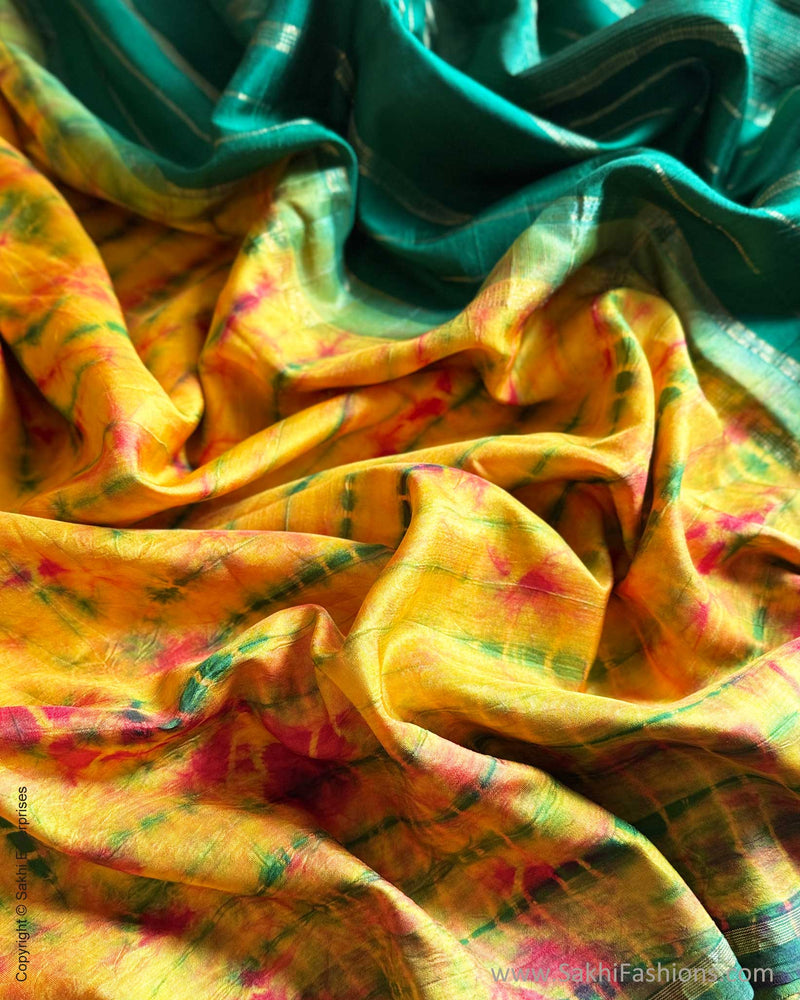 EE-Y07871 Yellow TieDye Kanchi
