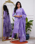 IT-Y25956 Cotton Salwar Lilac