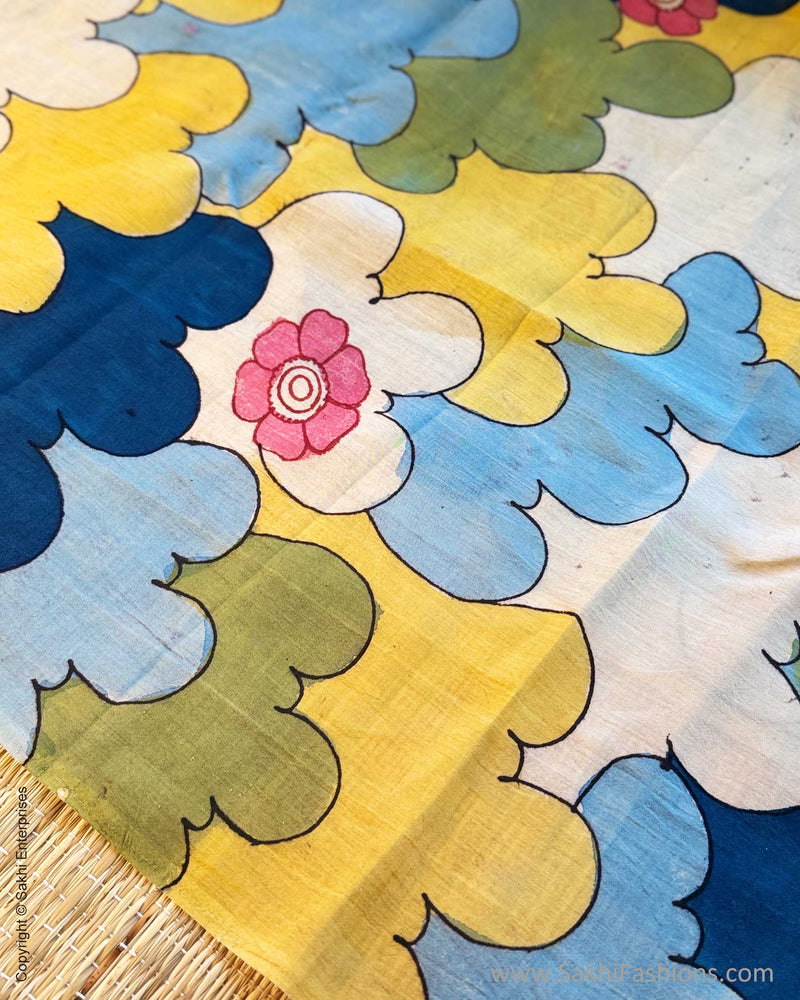 BL-Y09331 Multi Silk Kalamkari