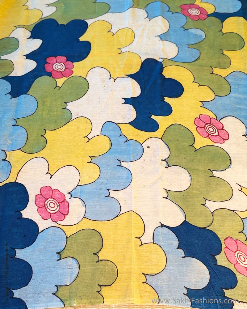 BL-Y09331 Multi Silk Kalamkari