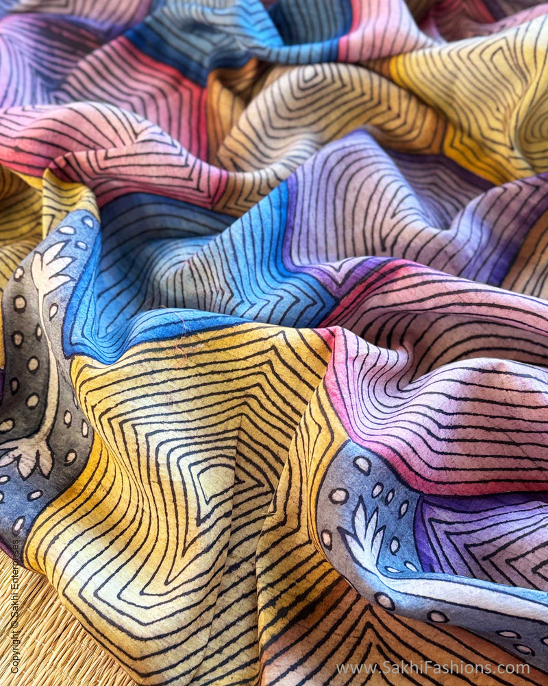 DP-Y09619 Kalamkari Tussar Sari