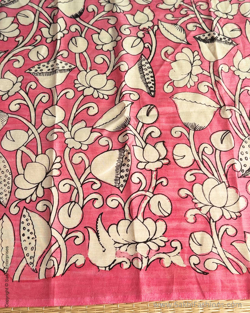 BL-Y09335 pink Silk Kalamkari