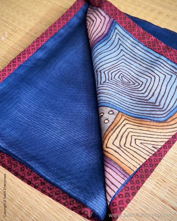 DP-Y09619 Kalamkari Tussar Sari
