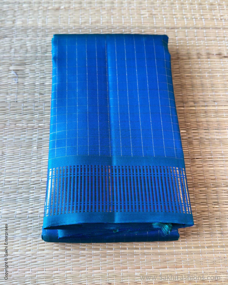 DP-Y04727 Blue Kanchi Sari