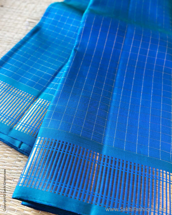 DP-Y04727 Blue Kanchi Sari
