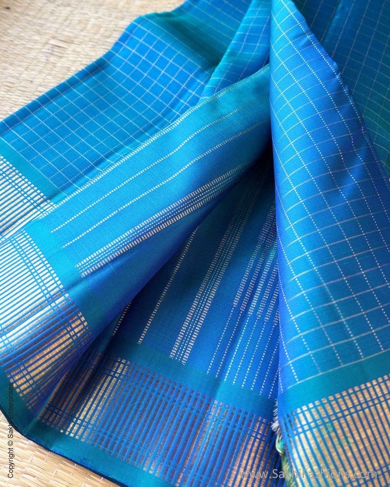 DP-Y04727 Blue Kanchi Sari