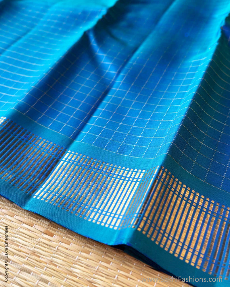 DP-Y04727 Blue Kanchi Sari