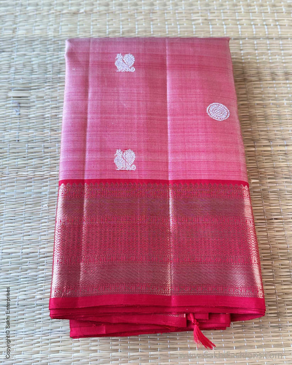 DP-V04735 Red Kanchi Saree