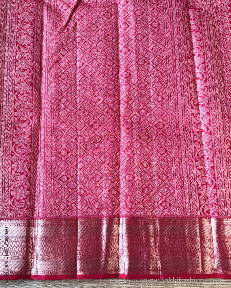 DP-V04735 Red Kanchi Saree