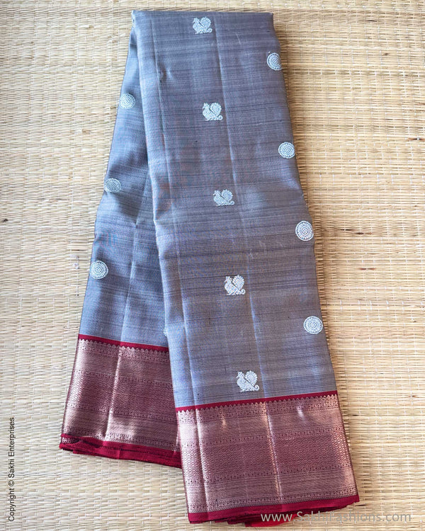 DP-V04735 Grey Kanchi Saree
