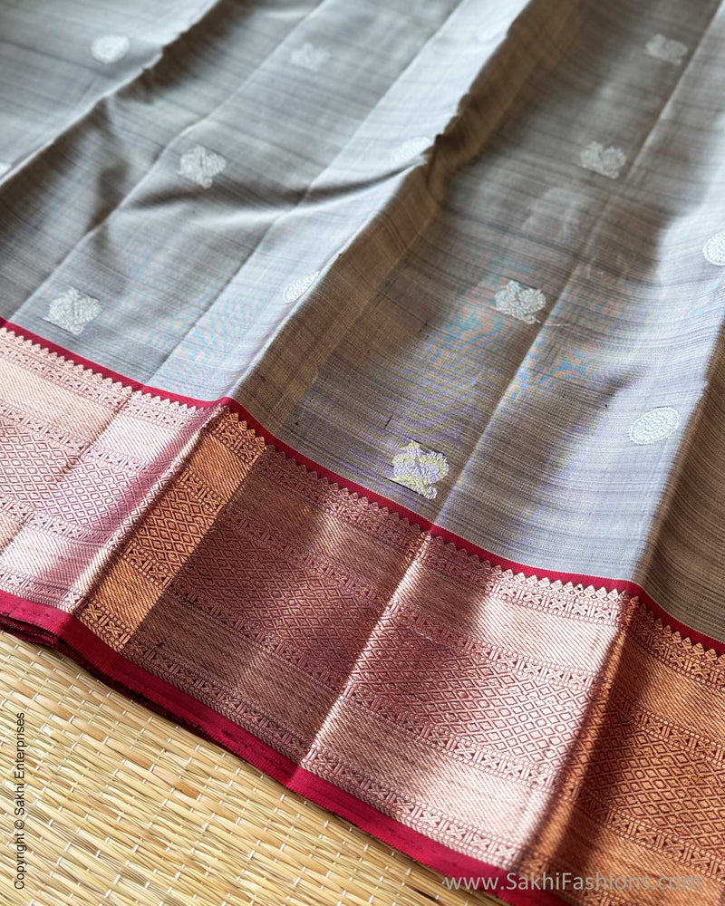 DP-V04735 Grey Kanchi Saree
