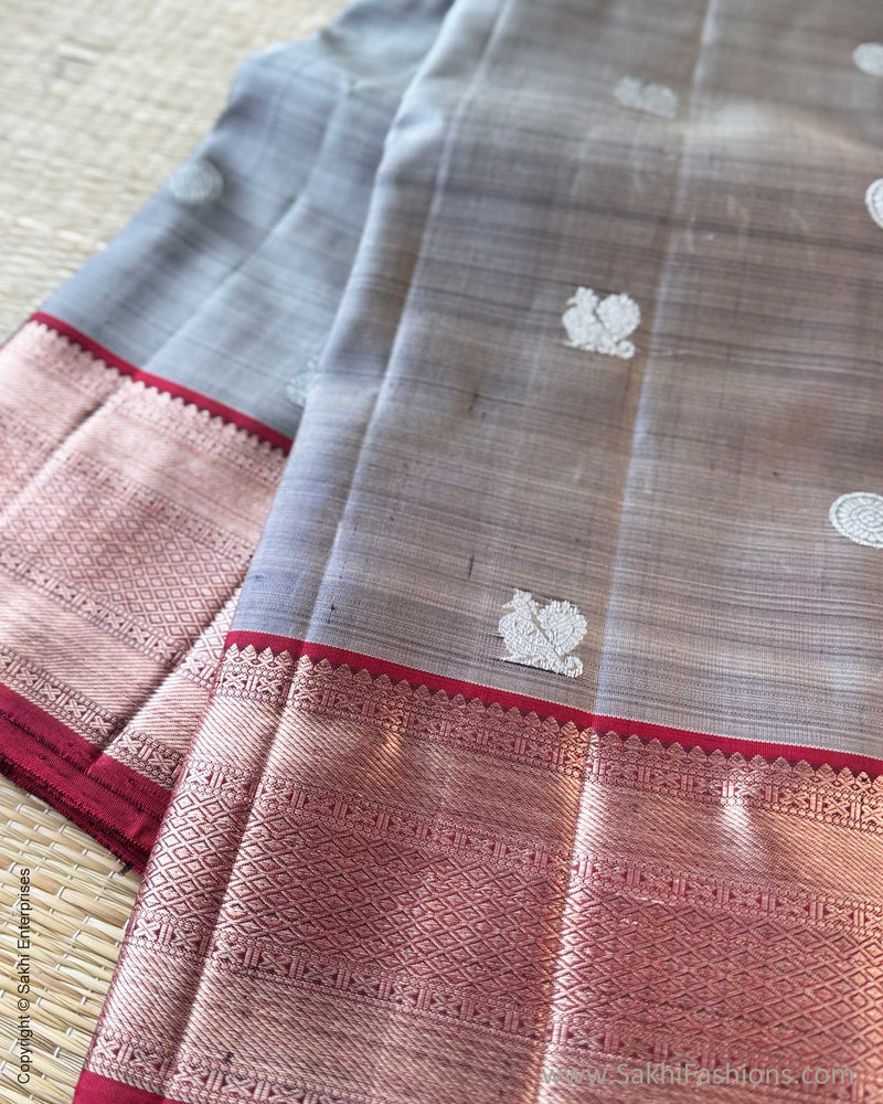 DP-V04735 Grey Kanchi Saree