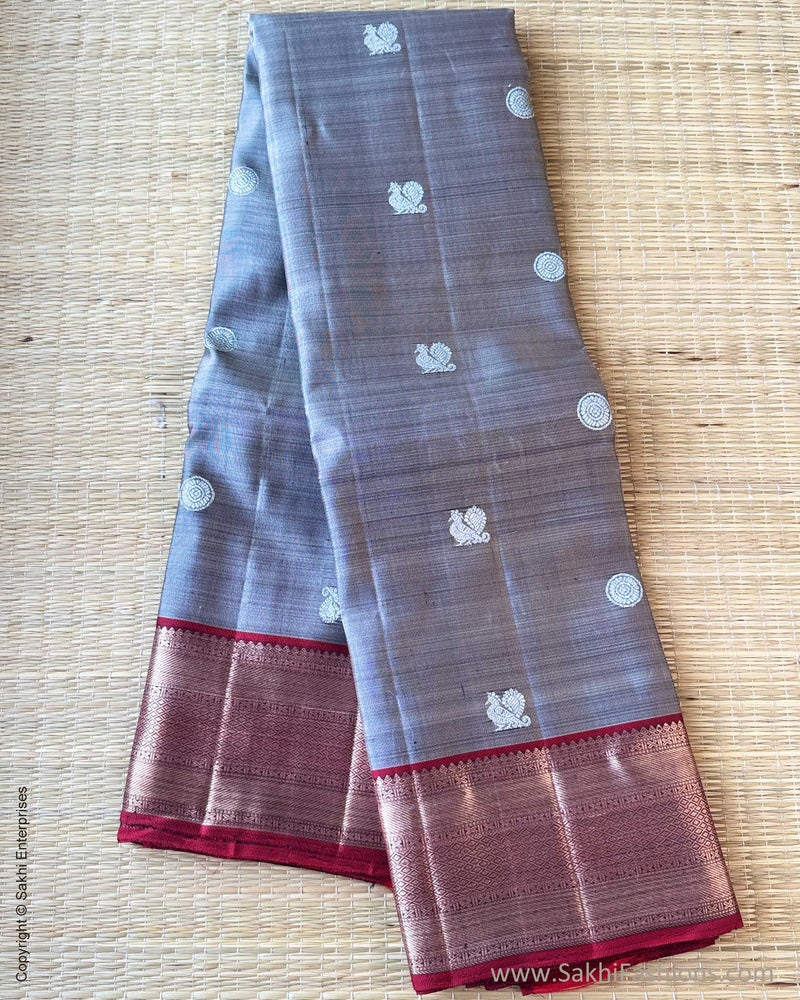 DP-V04735 Grey Kanchi Saree