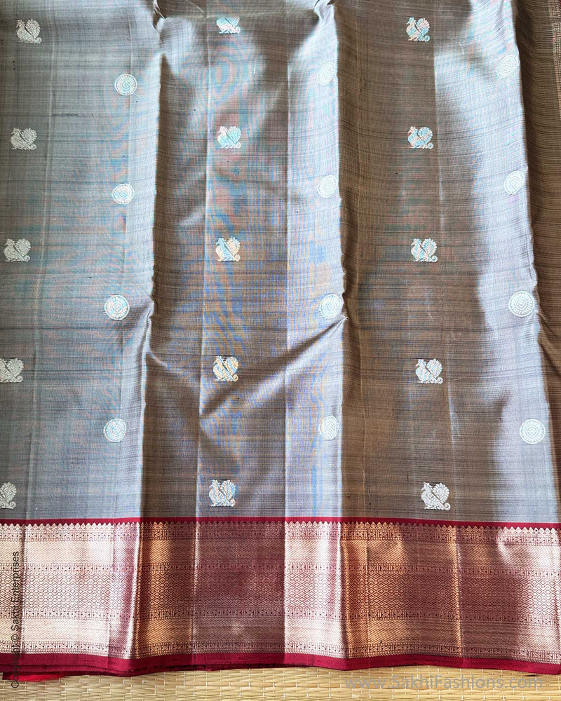DP-V04735 Grey Kanchi Saree