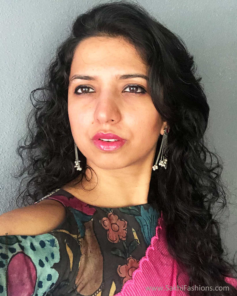 EE-S10850 Kalamkari Tussar Sari