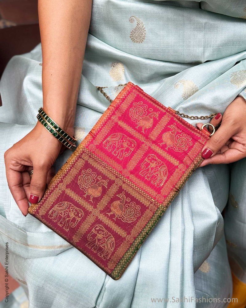 EE-Y09708 Green Double Pallu Kanchi