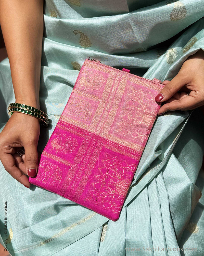 EE-Y09708 Green Double Pallu Kanchi