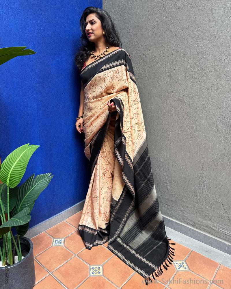 EE-Y08956 Kalamkari Kanchi Silk