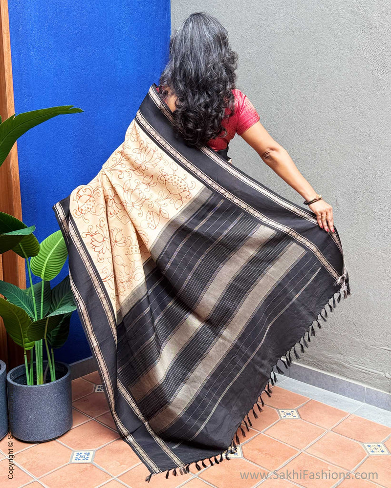 EE-Y08956 Kalamkari Kanchi Silk