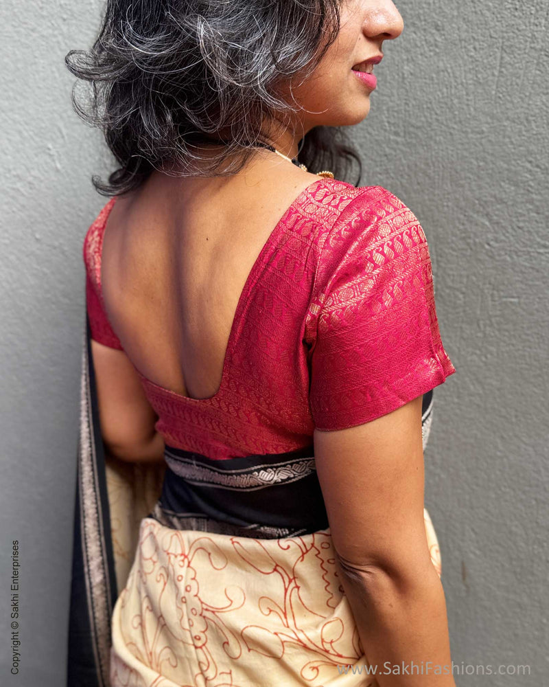 EE-Y08956 Kalamkari Kanchi Silk