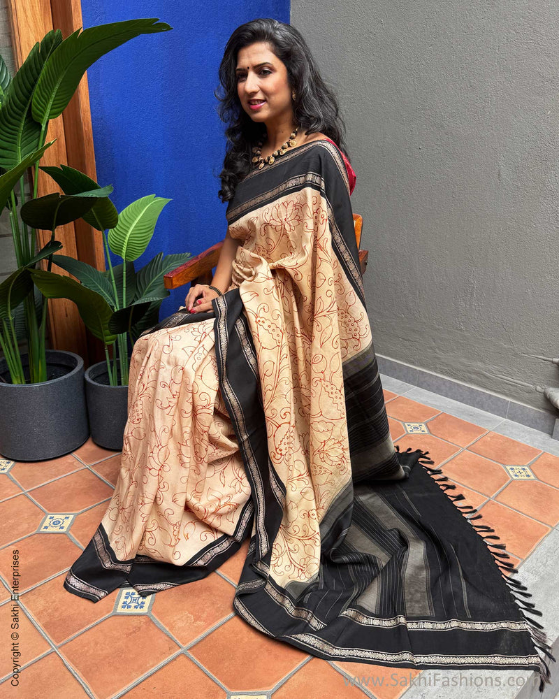 EE-Y08956 Kalamkari Kanchi Silk