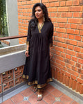 EE-Y06848S Black Cotton Salwar
