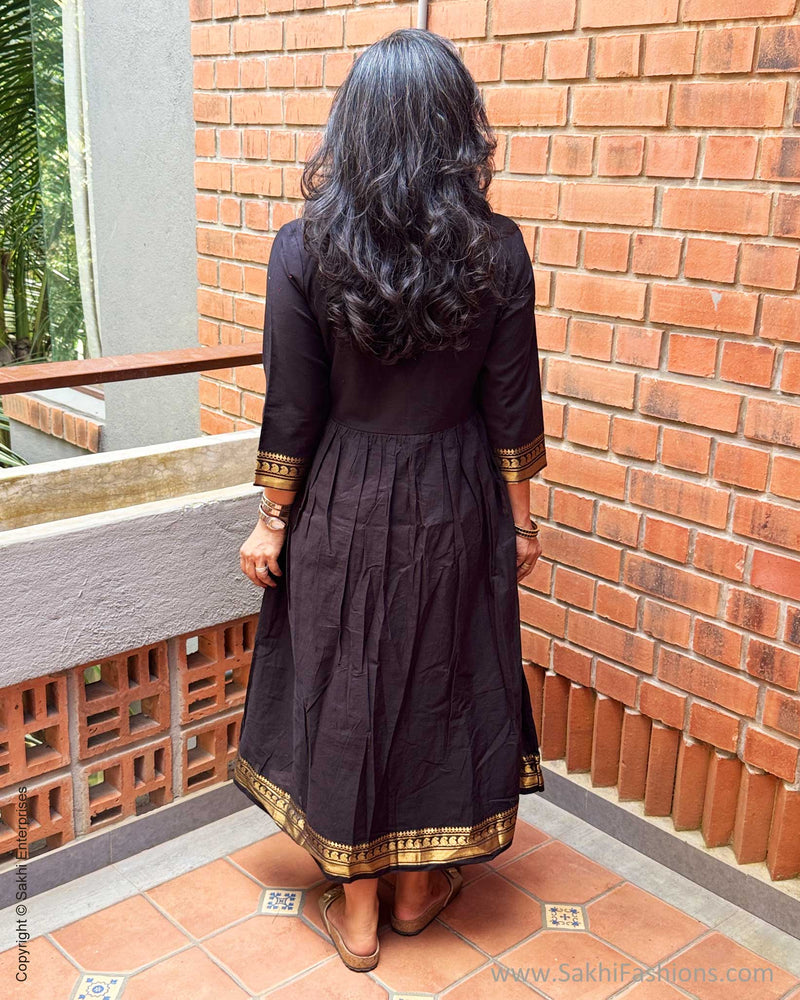 EE-Y06848 Black Cotton Dress