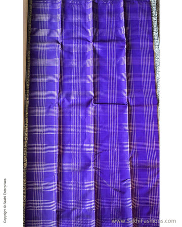 BL-Y08542 Purple Kanchi Blouse