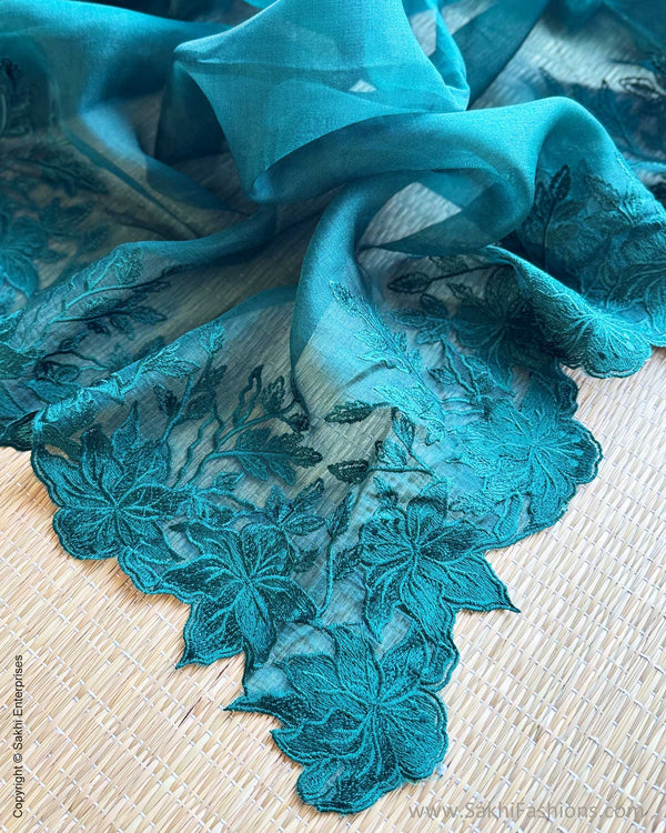DP-W15600 Green Organza Saree