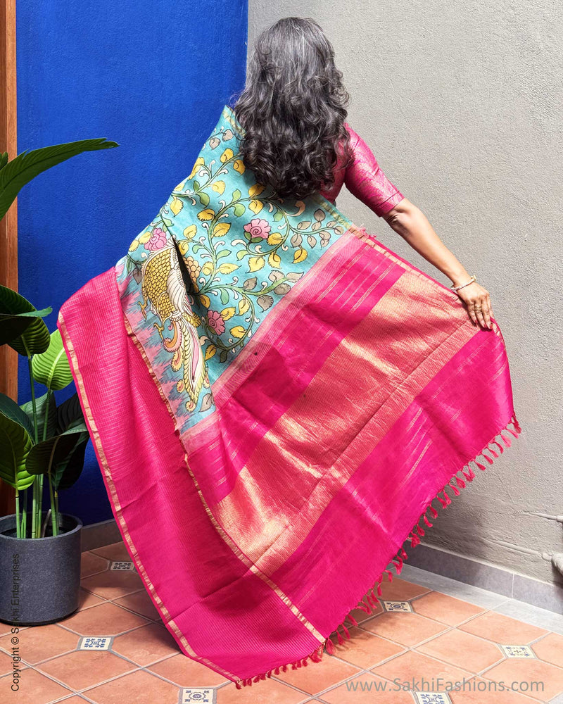 EE-Y08955 Kalamkari Kanchi Silk