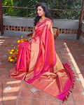 EE-Y05305 Pink Orange Check Kanchi