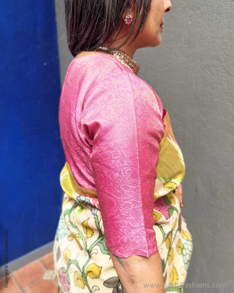 EE-Y08958 Kalamkari Kanchi Silk