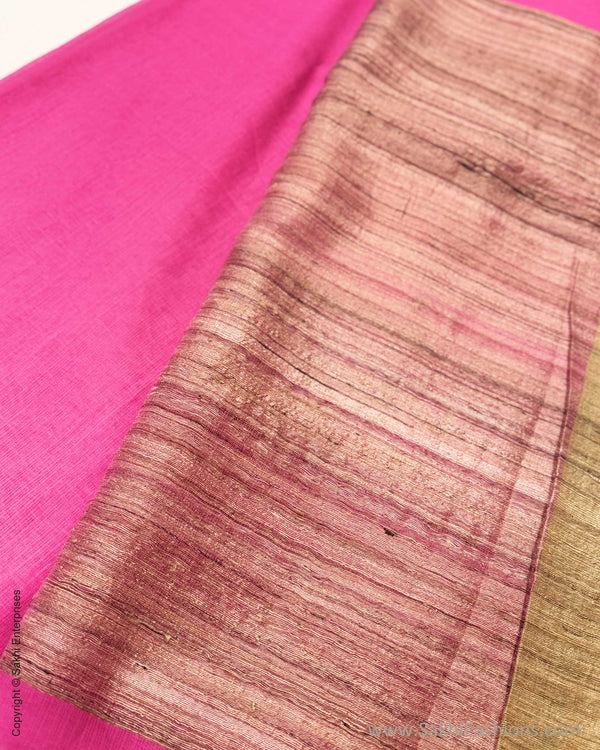 DP-Y05642 Pink Cotton Saree