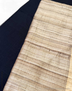 DP-Y05636 Black Cotton Saree