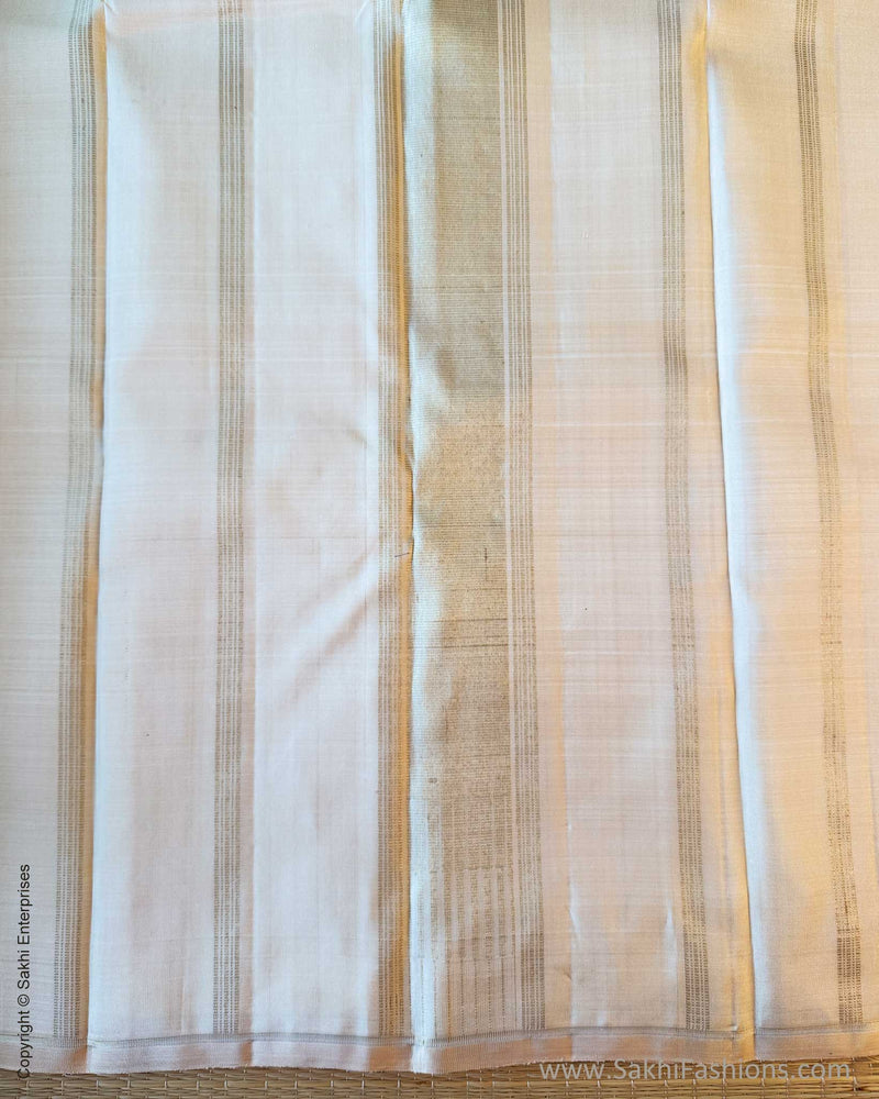 DP-Y08943 Cream Kanchi silk sari