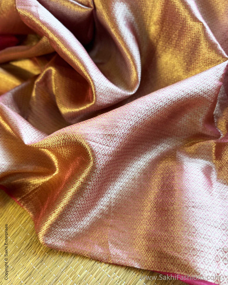 DP-Y09678 Pink Crush Tissue Sari
